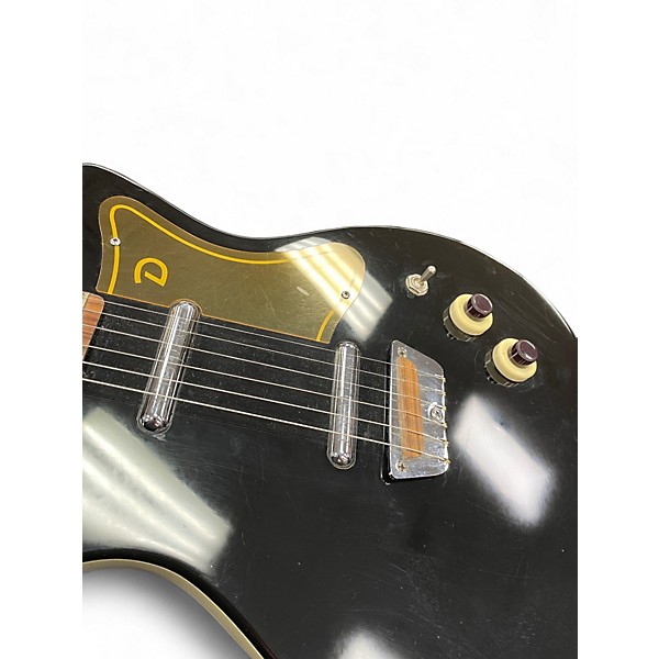 Used Danelectro U2 Black Solid Body Electric Guitar