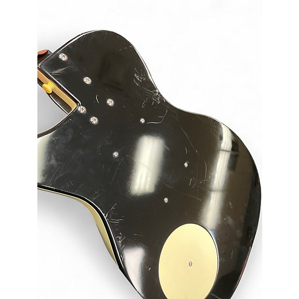 Used Danelectro U2 Black Solid Body Electric Guitar