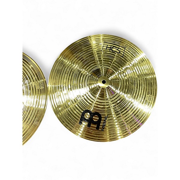 Used MEINL 14in HCS Hi Hat Pair Cymbal