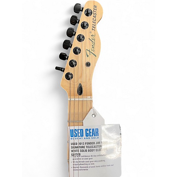 Used 2013 Fender Jim Root Signature Telecaster White Solid Body Electric Guitar