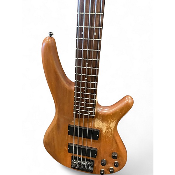 Used Ibanez SR 485 Worn Natural Electric Bass Guitar