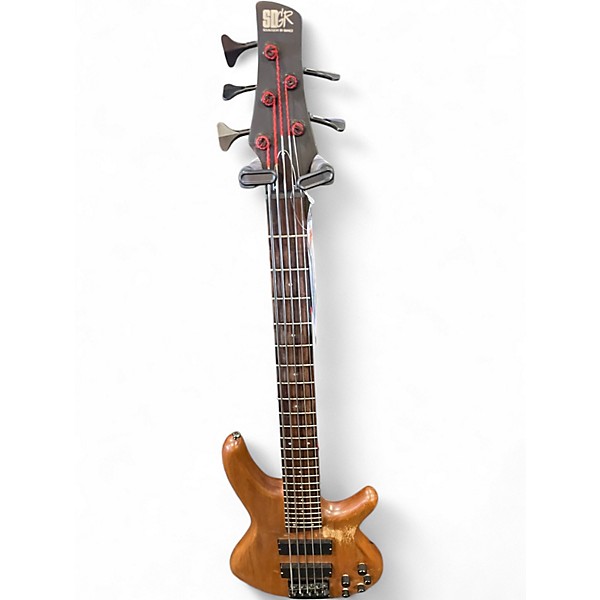 Used Ibanez SR 485 Worn Natural Electric Bass Guitar