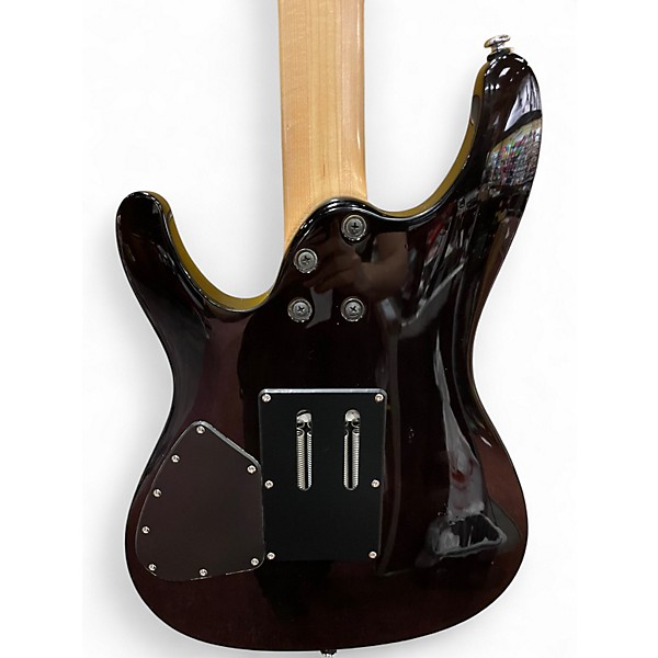 Used Ibanez S670QM Black Solid Body Electric Guitar