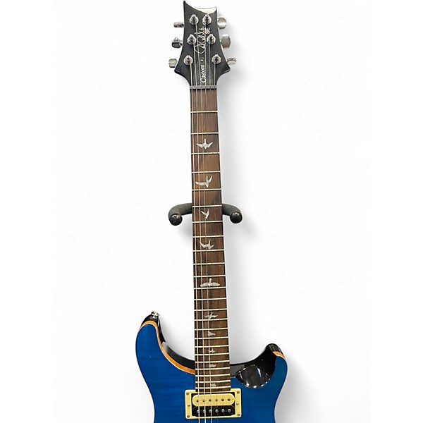 Used PRS SE Custom 24 Blue Sapphire Solid Body Electric Guitar