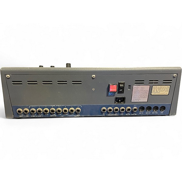 Used E-mu SP12 Drum Machine