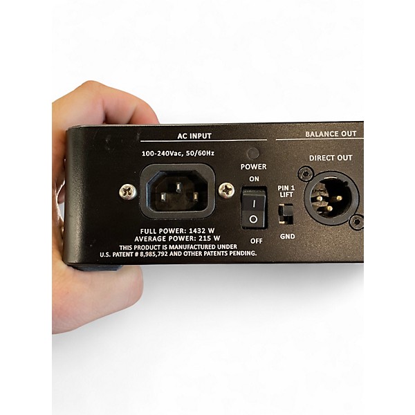 Used Gallien-Krueger 1200S FUSION Tube Bass Amp Head