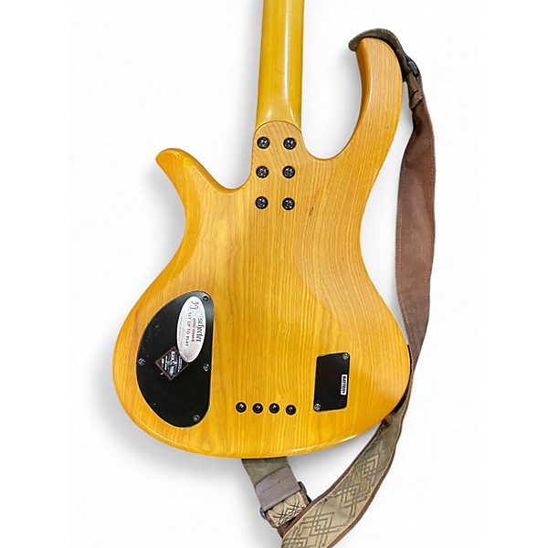 Used Schecter Guitar Research Riot 4 String Natural Electric Bass Guitar