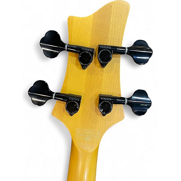 Used Schecter Guitar Research Riot 4 String Natural Electric Bass Guitar