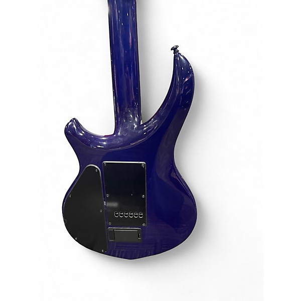 Used Sterling by Music Man MAJESTY X DMARZIO Blue CERULEAN Solid Body Electric Guitar