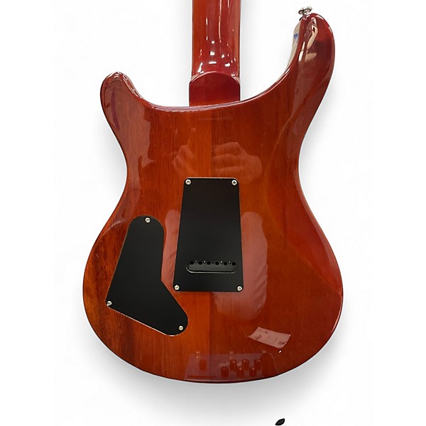 Used PRS SE Custom 24 ZEBRAWOOD 2 Tone Sunburst Solid Body Electric Guitar