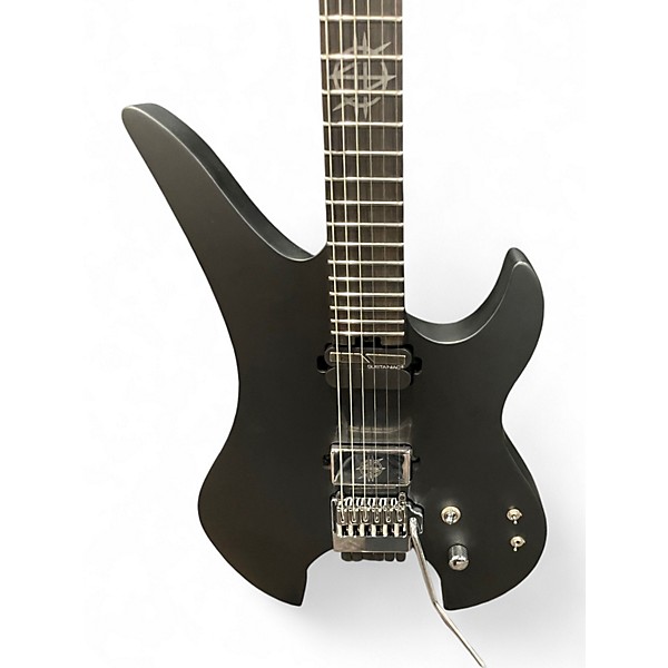 Used Schecter Guitar Research Synyster Gates Custom-6 TR-S Headless Satin Black Solid Body Electric Guitar