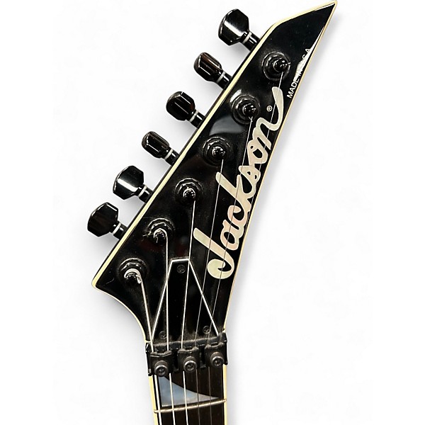 Used Jackson CUSTOM SHOP KING V Black Solid Body Electric Guitar