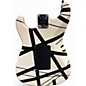 Used EVH 1978 Striped Series Black and White Solid Body Electric Guitar