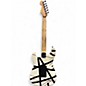 Used EVH 1978 Striped Series Black and White Solid Body Electric Guitar