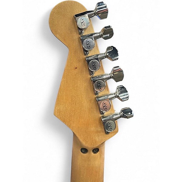 Used EVH 1978 Striped Series Black and White Solid Body Electric Guitar