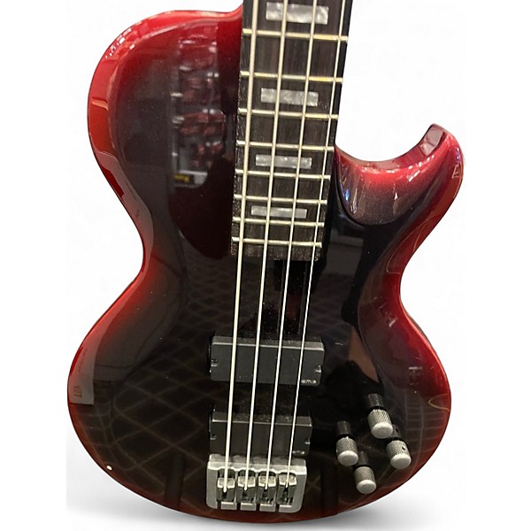 Used Schecter Guitar Research NP-4 Nadja Peulen Red Syren Electric Bass Guitar
