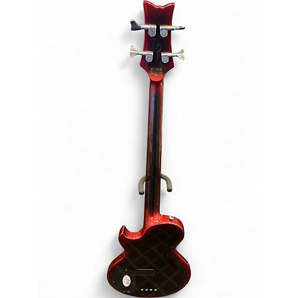 Used Schecter Guitar Research NP-4 Nadja Peulen Red Syren Electric Bass Guitar