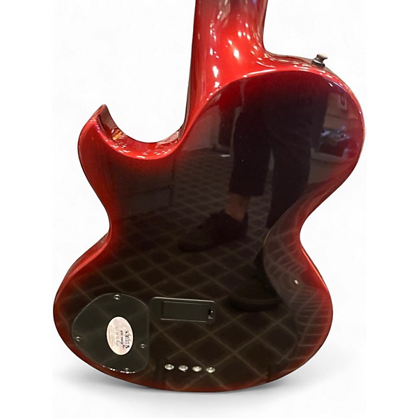 Used Schecter Guitar Research NP-4 Nadja Peulen Red Syren Electric Bass Guitar