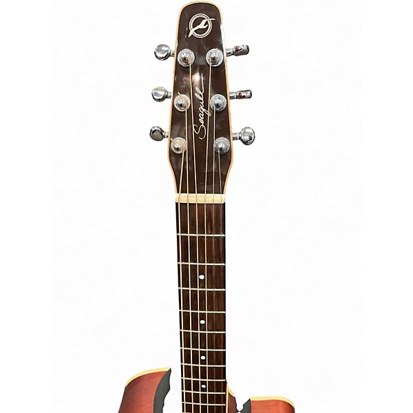 Used Seagull PERFOMER CW CEDER GTQ11 Antique Natural Acoustic Electric Guitar