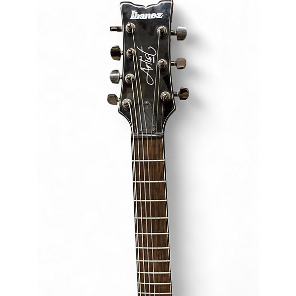 Used Ibanez ARZ307 7 String flame maple black Solid Body Electric Guitar