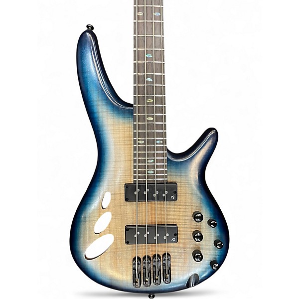 Used Ibanez srd900 Blue Burst Electric Bass Guitar