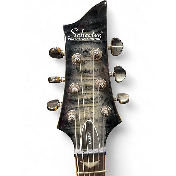 Used Schecter Guitar Research Banshee Black Solid Body Electric Guitar