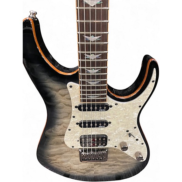 Used Schecter Guitar Research Banshee Black Solid Body Electric Guitar