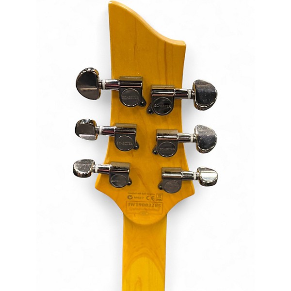 Used Schecter Guitar Research Banshee Black Solid Body Electric Guitar