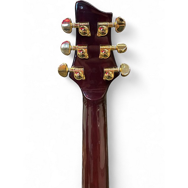 Used Aio WOLF KLP 45FM PURPLE BURST Hollow Body Electric Guitar