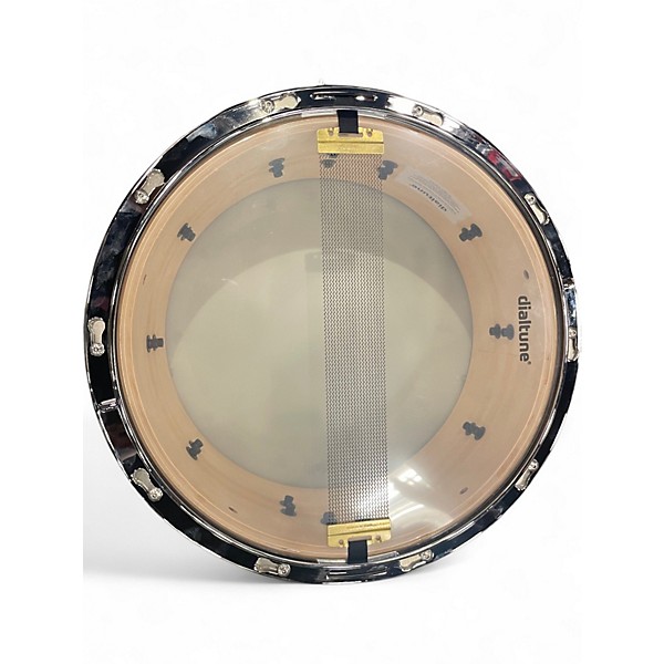 Used dialtune 6.5X14 6.5x14 MAPLE SATIN NATIRAL SATIN Drum