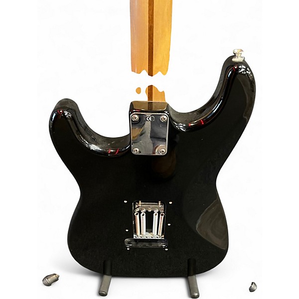 Used Fender Standard Stratocaster Black Solid Body Electric Guitar