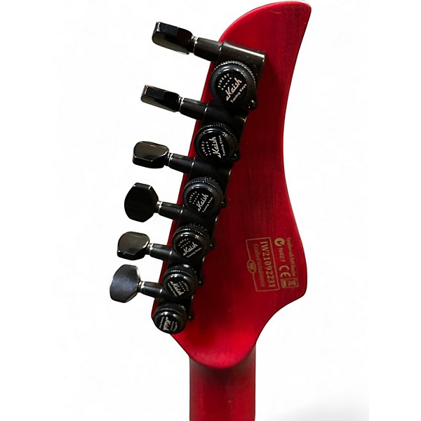 Used Schecter Guitar Research Banshee GT FR-6 Satin Trans Red Solid Body Electric Guitar