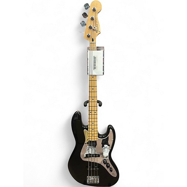 Used Fender Standard Jazz Bass Black Electric Bass Guitar