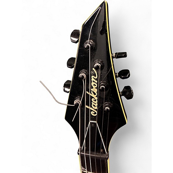 Used 2000s Jackson SLSMG Soloist Black Solid Body Electric Guitar