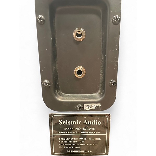 Used Seismic Audio sa-210 Bass Cabinet