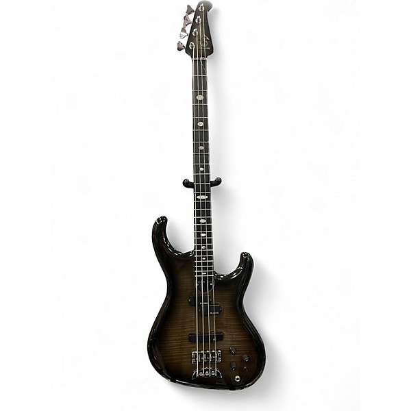 Vintage 1980s ALEMBIC Elan Grey Burst Electric Bass Guitar