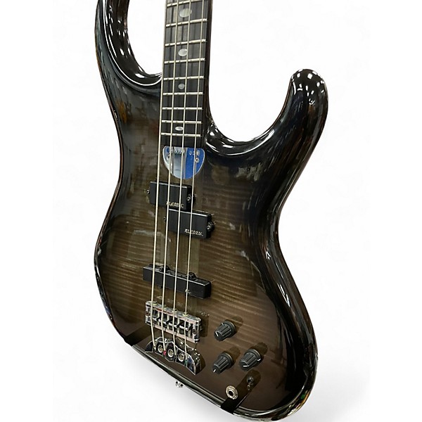 Vintage 1980s ALEMBIC Elan Grey Burst Electric Bass Guitar