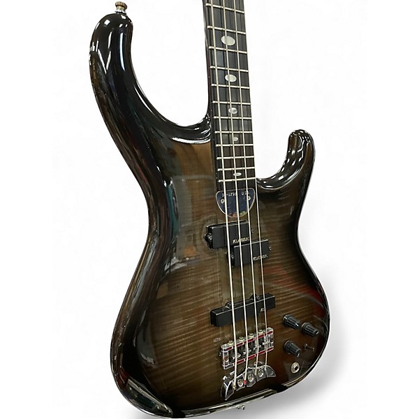 Vintage 1980s ALEMBIC Elan Grey Burst Electric Bass Guitar