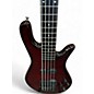Used Spector NS LEGEND 5  Trans Red Electric Bass Guitar