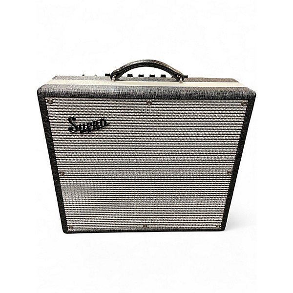 Used Supro 1696rt Black Magick Reverb 25W 1x12 Tube Guitar Combo Amp