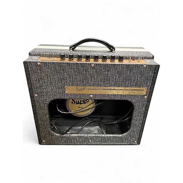 Used Supro 1696rt Black Magick Reverb 25W 1x12 Tube Guitar Combo Amp