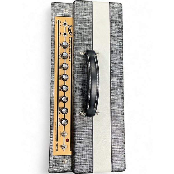 Used Supro 1696rt Black Magick Reverb 25W 1x12 Tube Guitar Combo Amp