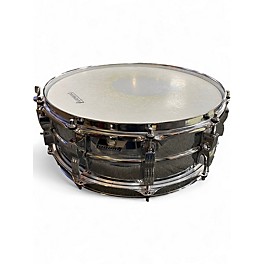 Used 1980s Ludwig 14X5 ROCKER SNARE Chrome Drum