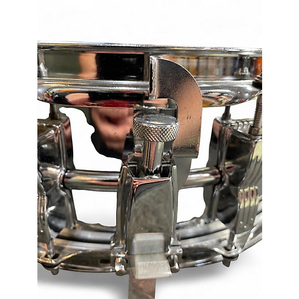 Used 1980s Ludwig 14X5 ROCKER SNARE Chrome Drum