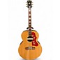 Used Gibson J200 Custom Natural Acoustic Electric Guitar thumbnail