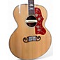 Used Gibson J200 Custom Natural Acoustic Electric Guitar