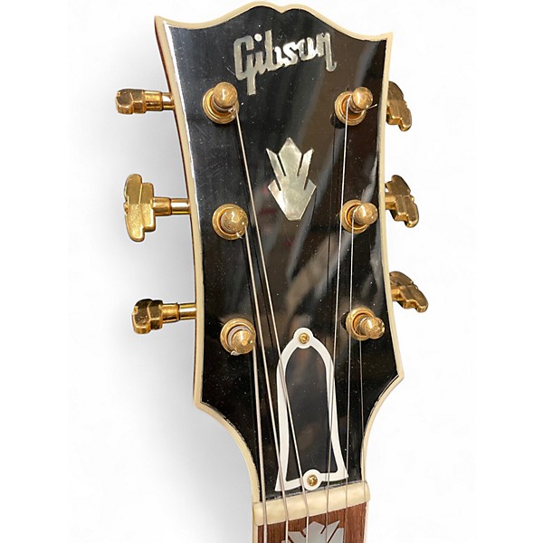 Used Gibson J200 Custom Natural Acoustic Electric Guitar