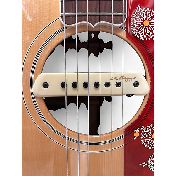 Used Gibson J200 Custom Natural Acoustic Electric Guitar