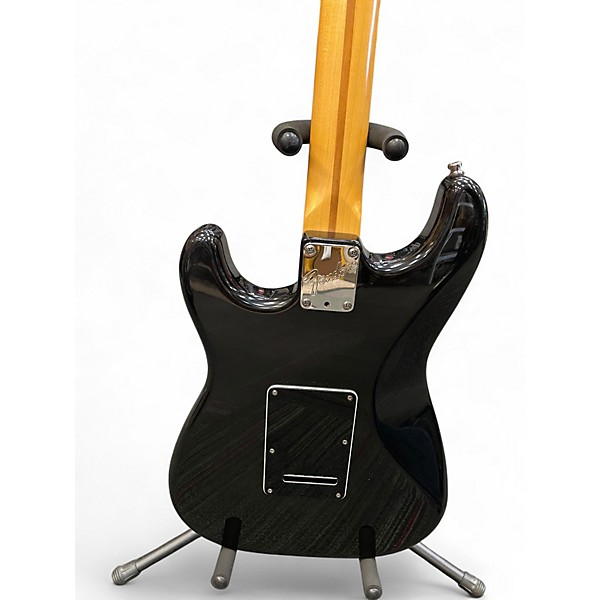 Vintage 1997 Fender American Special Stratocaster Black Solid Body Electric Guitar