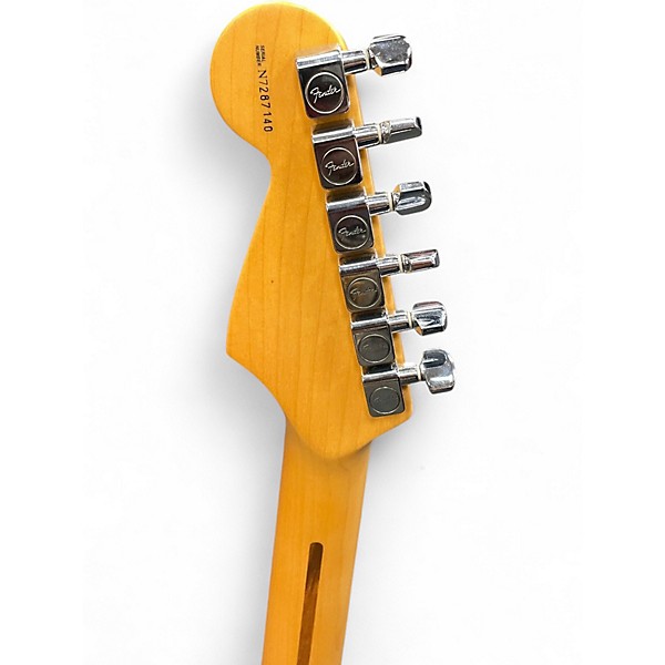 Vintage 1997 Fender American Special Stratocaster Black Solid Body Electric Guitar